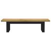 Dining Bench NOAIN 160 X 41 X 45 Cm Solid Pine Wood Natural