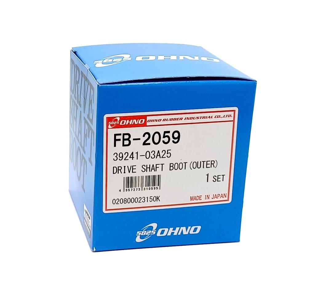 Ohno Rubber (OHNO) Drive Shaft Boots FB2059