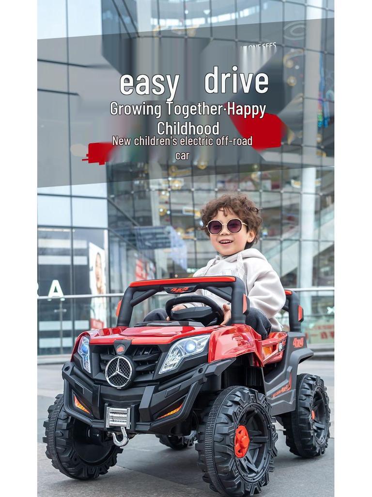 OZON Kids' Electric Off-Road Ride-On Car with Remote Control