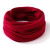 100% reiner Kaschmir, gebürstet, Unisex-Nackenschal: Vielseitiger, Modischer, Warmer und Schlichter Gestrickter Gamaschenschal.