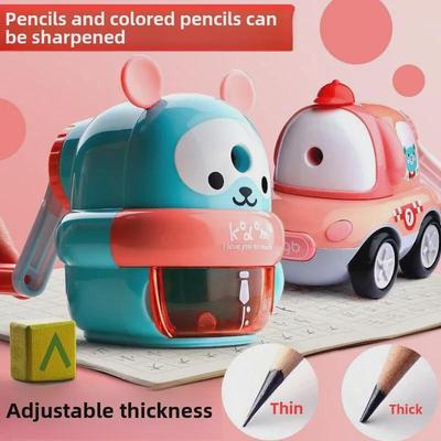 Dingbang Cartoon Handkurbel-Bleistiftspitzer für Kinder und Kindergartenkinder