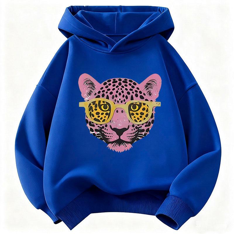 Fashion Tiger Printed Graphic Hoodie Kids Children's Sweatshirt Hoody for Boys Girls Spring Casual Hoodies