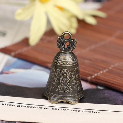 Antike Glocke, chinesische Mini-Skulptur, beten Guanyin-Buddha-Glocke, Shui-Feng-Glocke
