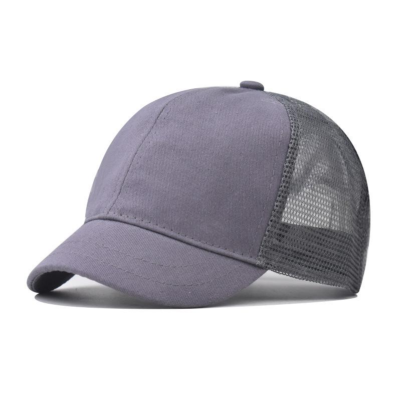 Autumn New Women Men Solid Color Mesh Baseball Cap Solid Snapback Short Brim Sunhat Outdoor Hip Hop Baseball Hats Casquette
