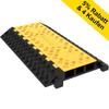 3 Channel Rubber Cable Protector Ramp Heavy Duty Cable Wire Cord Cover Ramp Speed Bump Driveway Hose Cable Ramp Protective Cover