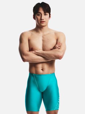 BARREL Basic Big Logo Half Jammer Swimsuit Turquoise (B6Smsms103Trq)