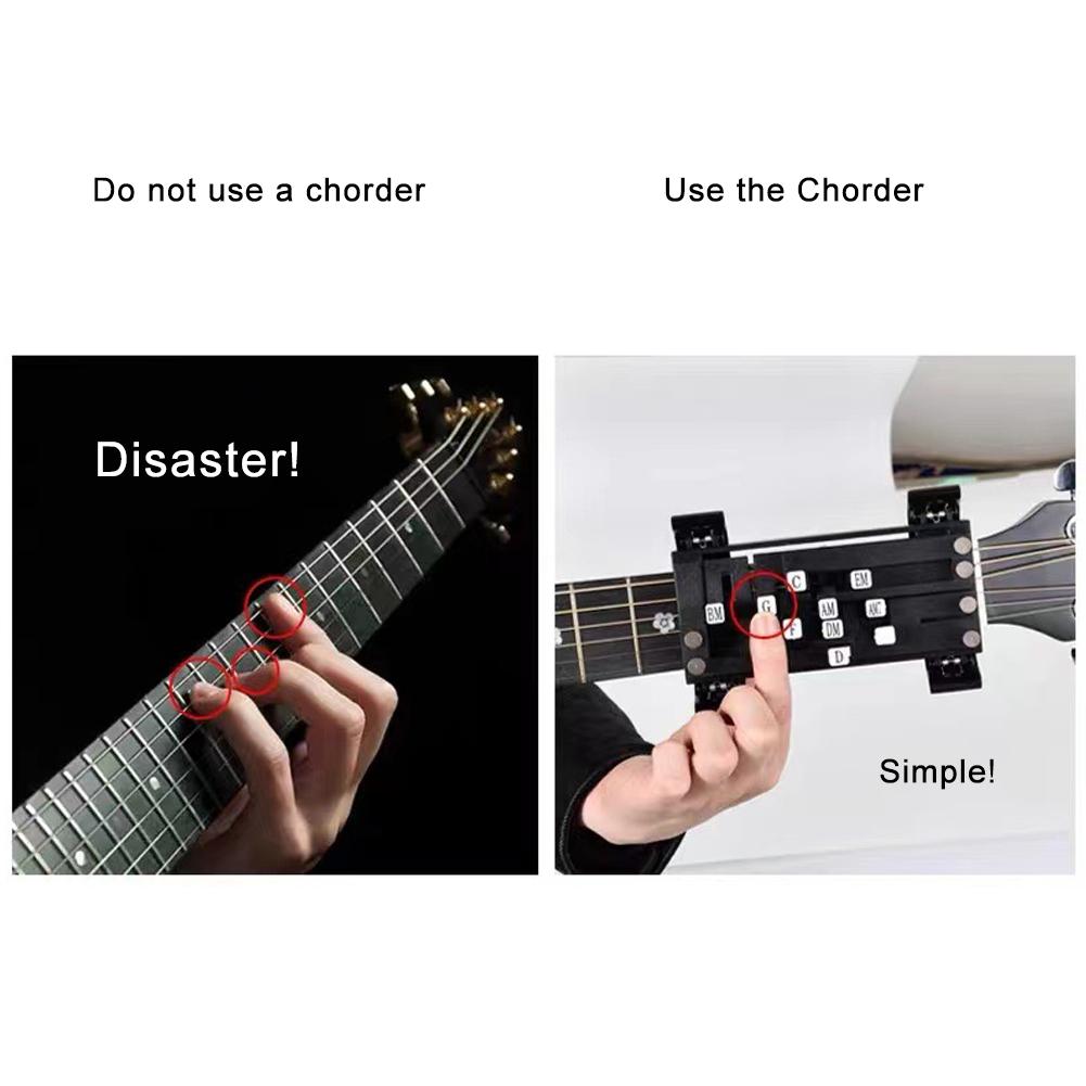 Guitar Practice Tool Easy To Install Eliminates Finger Pain Guitar Chords Learning Tools Practitioner Chord Booster Accessories