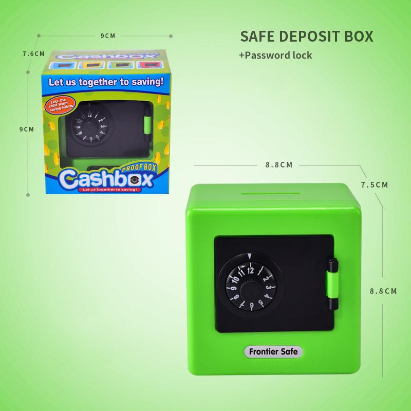 

Копилка для монет Детский подарок Наличные Свинья Депозитный сейф Копилка для монет Наличные Сбережения Большое пространство Сейф Копилки для монет Наличных Для мальчиков Девочек зелёный