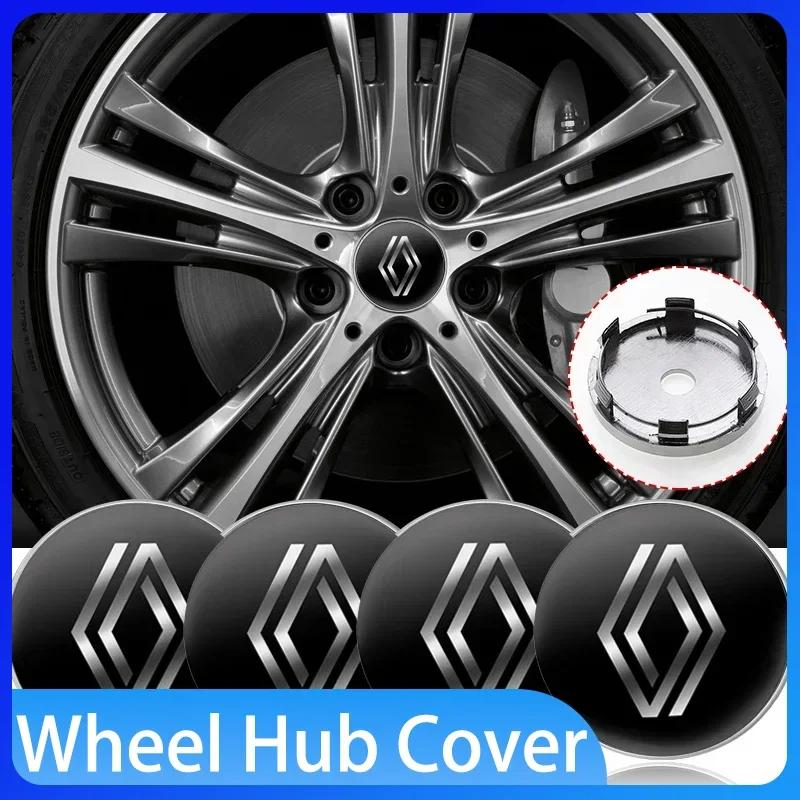 2026 Horké Pro Renault Pokličky Kol 4ks 60mm Pro Renault Clio Laguna 2 Megane 2 3 Duster Logan Captur Středová Poklička Kola Auta Pneumatika R
