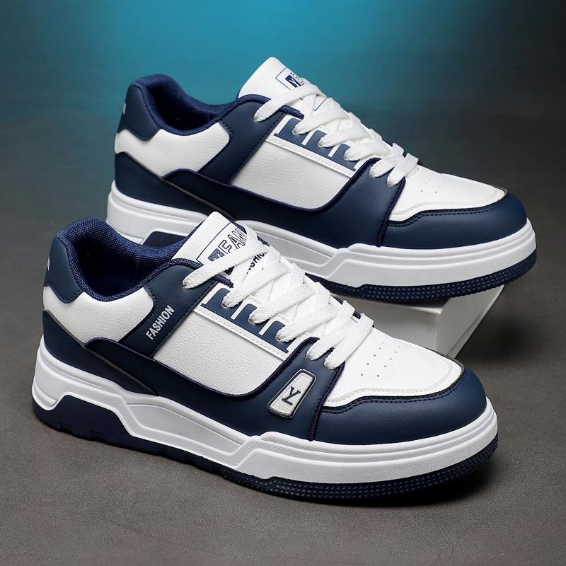 New Men's Classic Four Seasons Fashion Low Top Thick Sole Skateboarding Shoes Comfortable Soft Sole Basketball  Sneakers