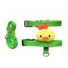 Cartoon Fruit Harness Rabbit Cat Harness And Leash Set Adjustable Pet Harnesses For Small Animals Outdoor Walking Traction Rope
