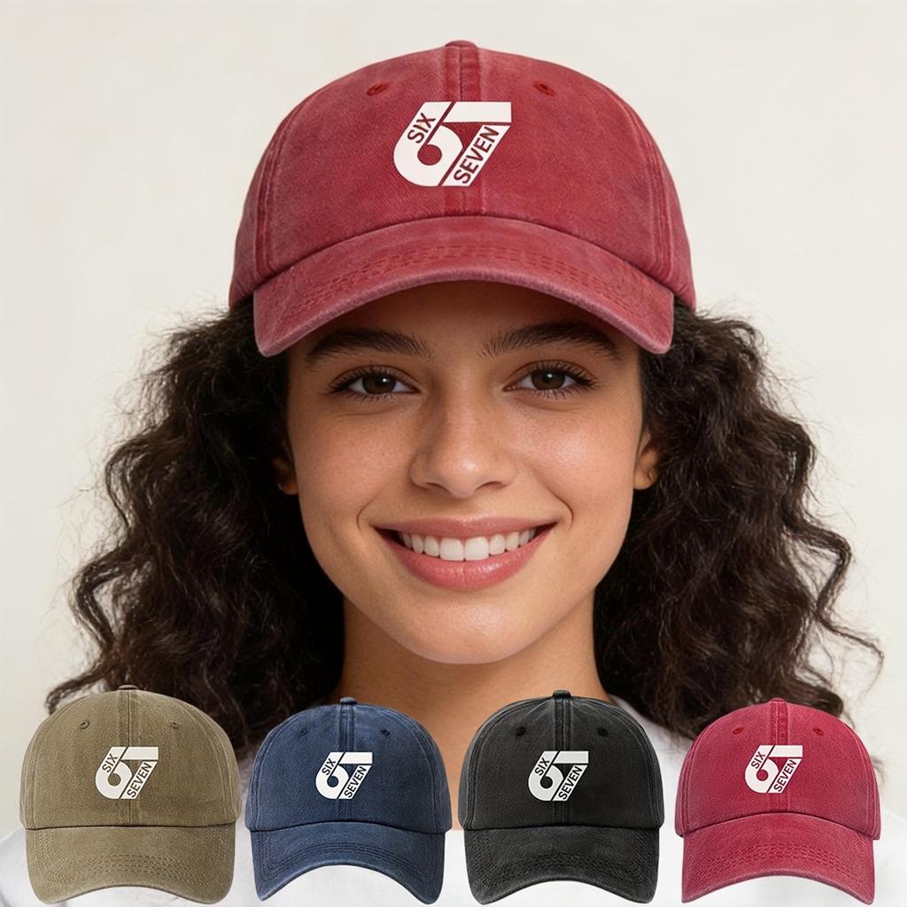 1/2PC retro 67 patch baseball cap! Breathable and sweat free+adjustable head circumference, fashionista