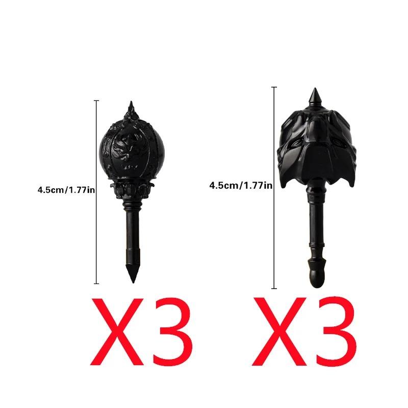 MOC Medieval Weapon Knight Building Block Accessories Character Helmet Hat Academic Gown Axe Sword Shield Brick Toy Gift K073