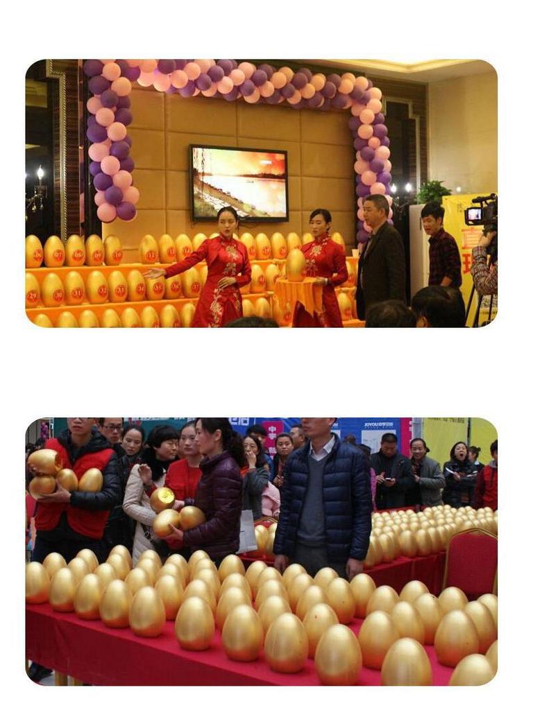 Golden Egg Props - Free Shipping for Wedding Celebrations and Events