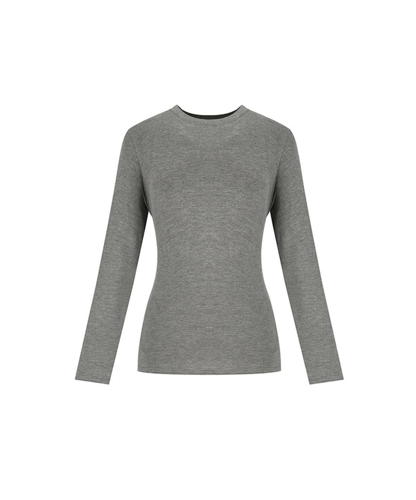 SOUP Long-Sleeve Round-Neck T-Shirt (Sy9Lt3A)