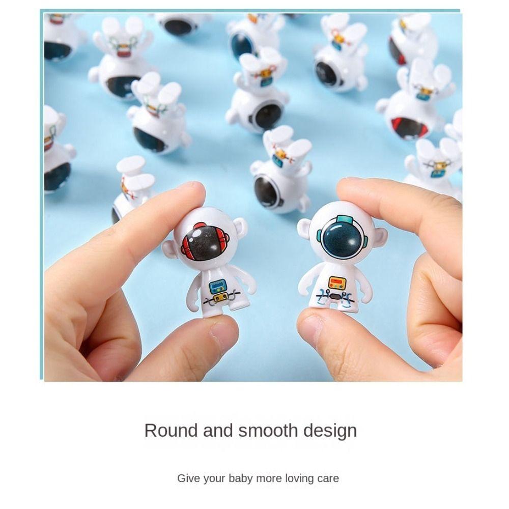 10pcs Swing Spaceman Astronaut Tabletop Bauble Spaceman Bauble Tumbler Toys Montessori Toy