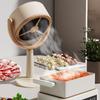 Portable Rechargeable Cooker Hood, Desktop Cooker Hoods with 2 Wind Speed for Cooking Indoor BBQ