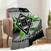 Coperta con Emblema di Monchengladbach Leggera Coperta Ideale per il Letto Perfetta per Viaggi, Campeggio, Soggiorni, Uffici, Divani, Regalo di Natale per tifosi