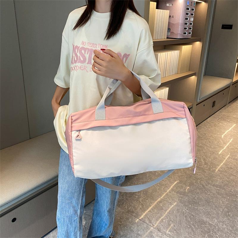 Waterproof Travel Bag with Logo, Large Capacity, Dry/Wet Separation, Shoe Compartment, Lightweight for Business Trips and Fitness.