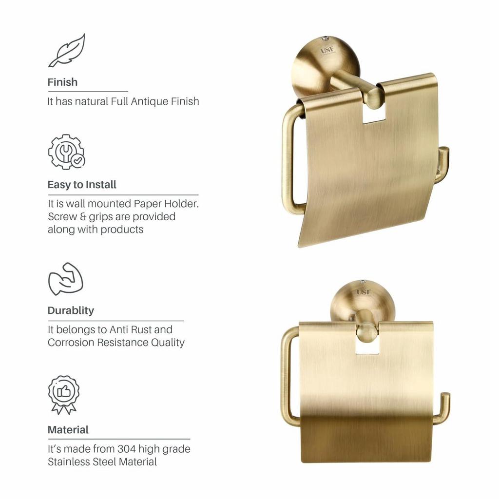 Toilet Paper Roll Holder for Bathroom, 304 Stainless Steel Toilet Paper Holder in Bathroom, Toilet Tissue Roll Holder for Bathroom