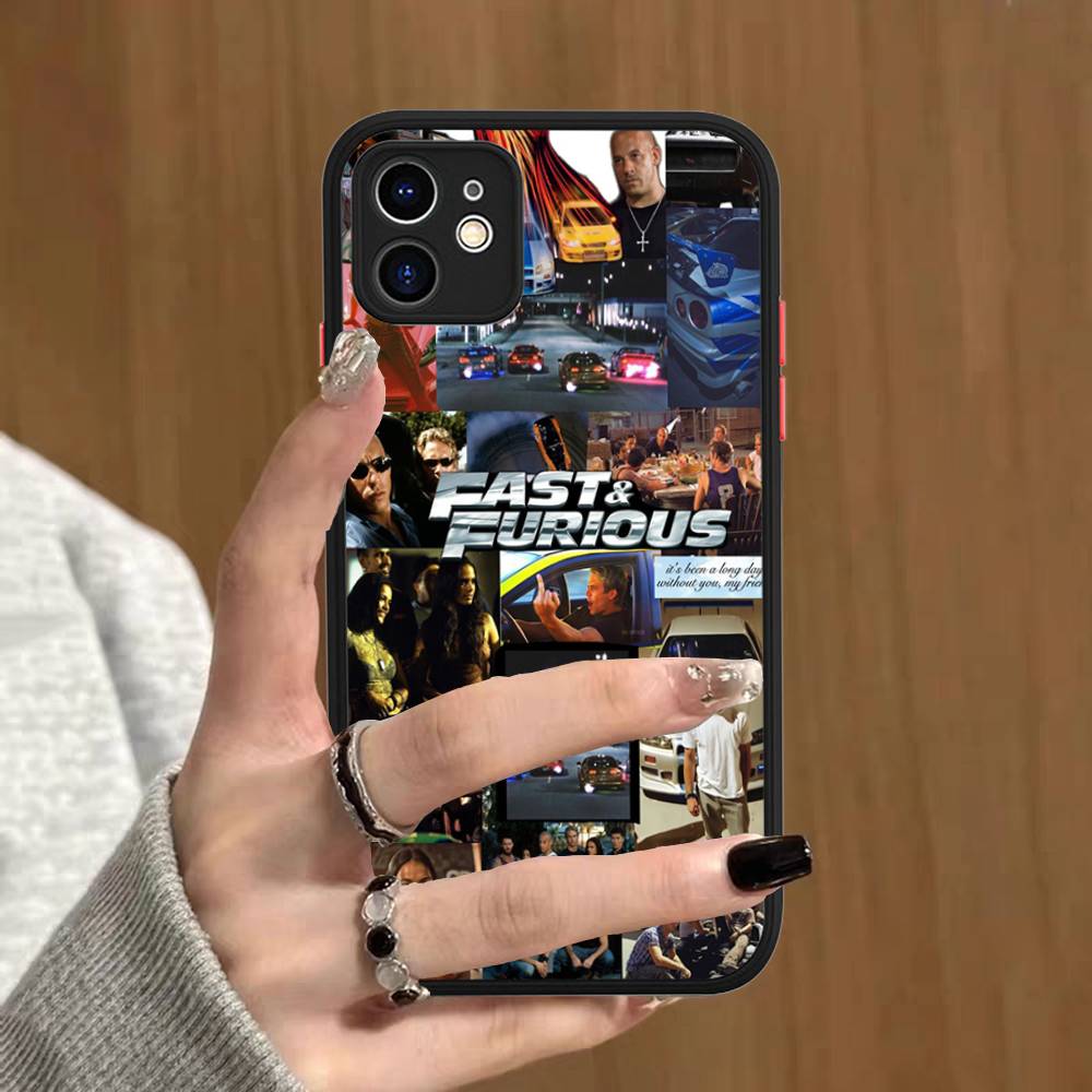 

Movie Series Fast F-Furious For IPhone Air 16 15 14 Plus 13 12 11 Pro Max Matte Cover Jelly Shockproof Phone Case iphone 13