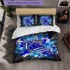 Biancheria da Letto a Tema Real Sociedad FC Set 3 Pezzi Copripiumino Biancheria da Letto Decorativa Per Camera Teen Decorazione Casa