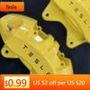 Car Sticker Tesla Car Brake Caliper Handle Sticker for Tesla Model X S Y 3 P75D P85D P90D P100D Roadster Films Side Fender Windo