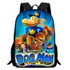Dog Man Peripheral Animation Backpack Men'S And Women'S School Bag Computer Bag Double Shoulder