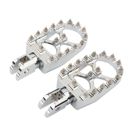 MX Wide Foot Pegs Softail Front Rear Footrests for Harley Softail Fatboy Street Bob FXBB Breakout Slim FLSL FXFB FXDR