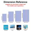 Blue & Pink Vertical Stripes Quick Drying Bath Towel Microfiber beach towel light weight swimming camping yoga beach out