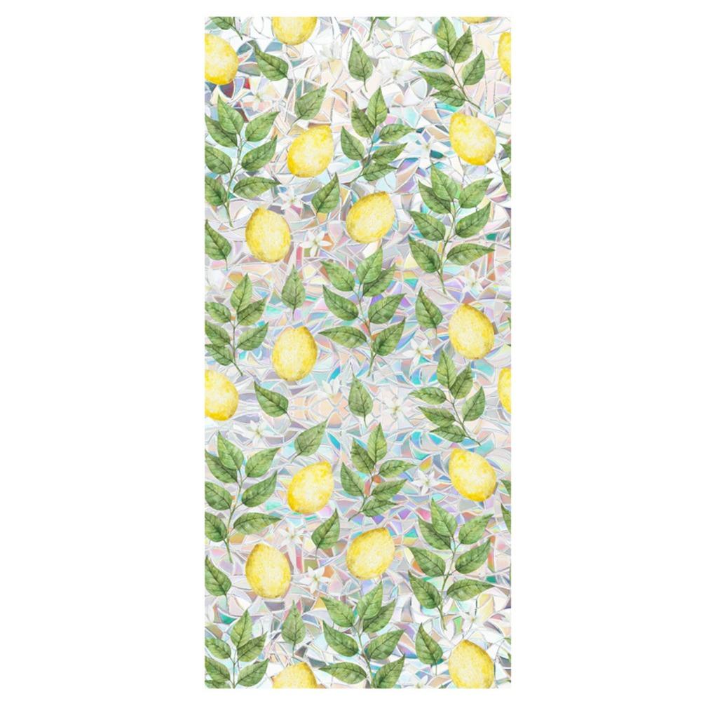 Daisy Window Sticker Green Leaf Glass Sticker Decorative Window Privacy Film Home Decoration