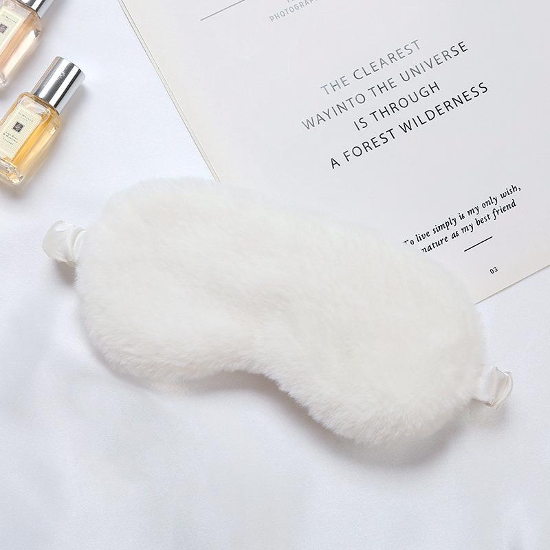 Sleeping Mask Sleeping Blindfold Soft Plush Eye Masks Cute Love Cloud Eye Cover Plush Mask Eyepatch Nap Health Eye Cover