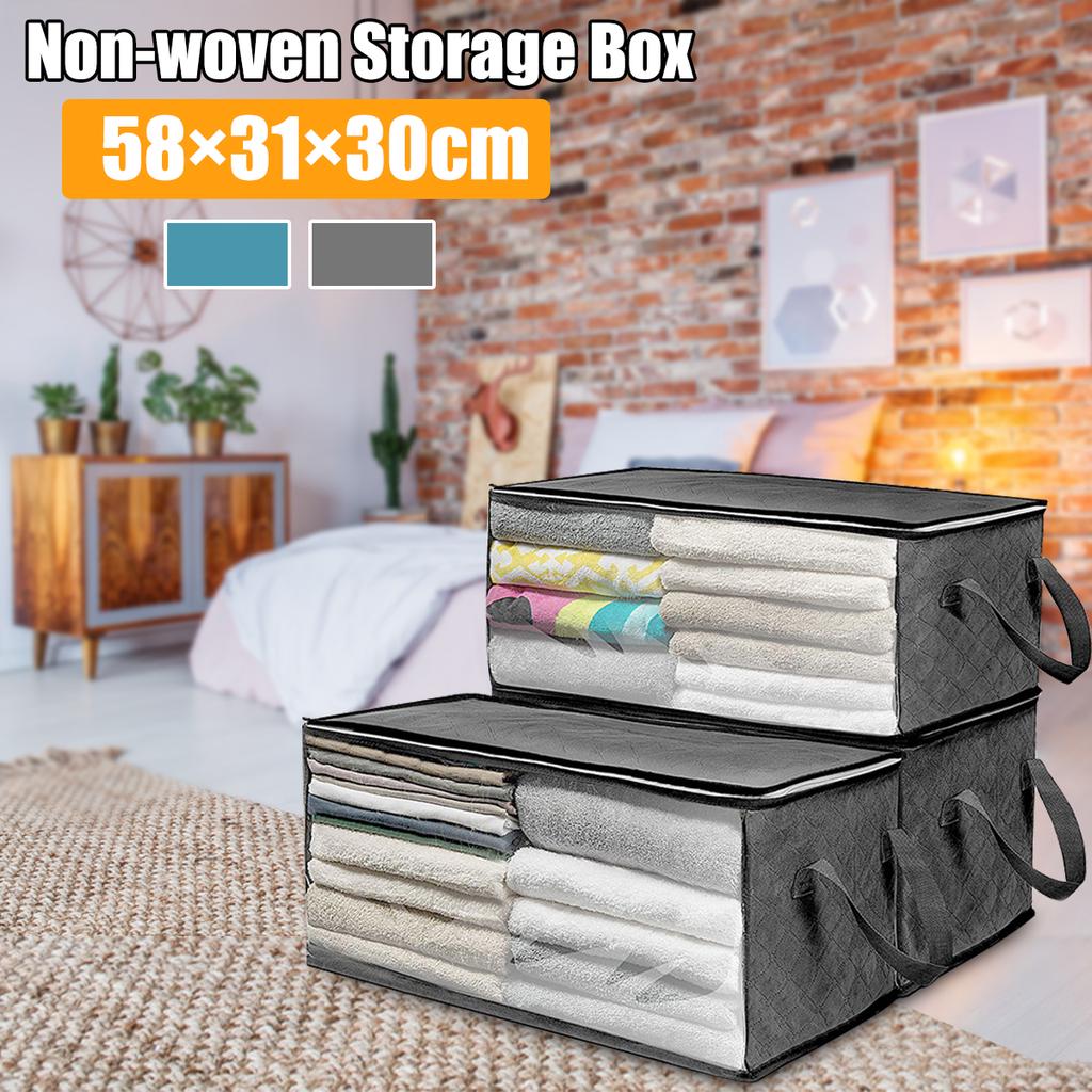 Storage Boxes No Smell Polyester Fabric Clear Storage Baskets