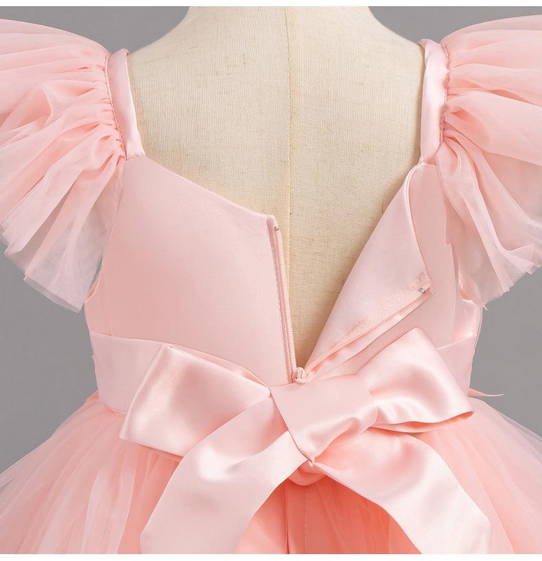 Little Girl's Puffy Princess Dress - Wedding, Birthday, Piano Performance Summer Outfit