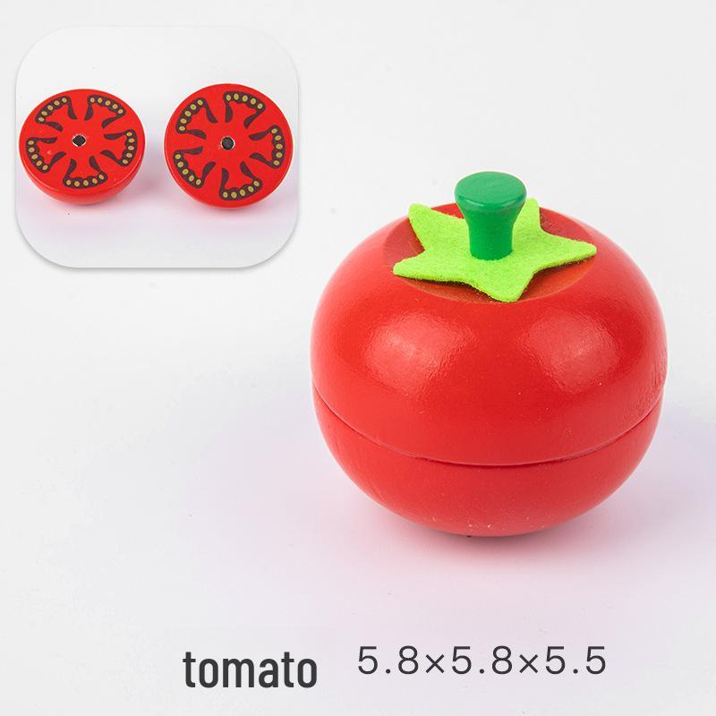 

Набор деревянных овощей и фруктов Qieqiele для малышей (1-3 года)