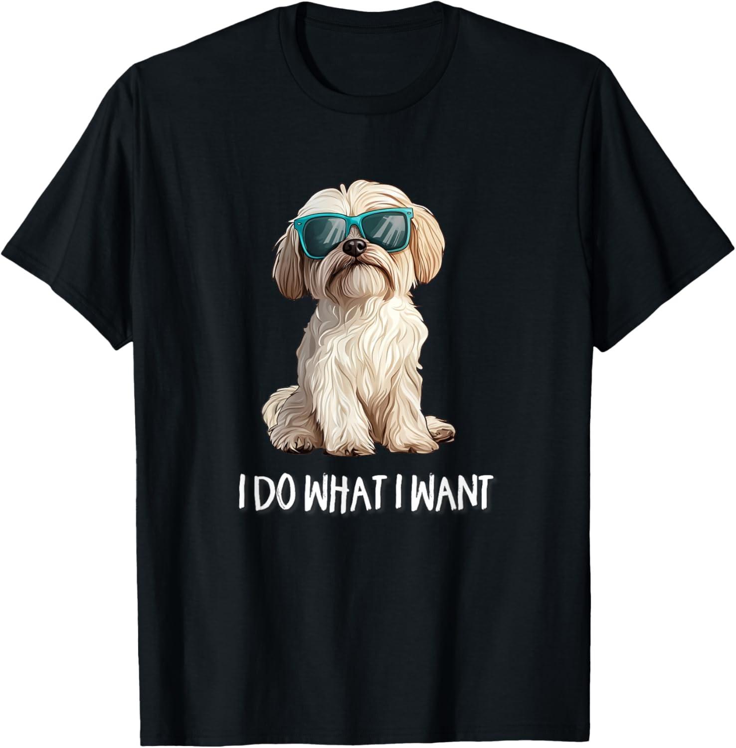 Funny Art Do What I Want Havanese Lover T-Shirt S разноцветный