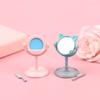 1/12 Make-up Mini Hasenohren Spiegel Möbel für Puppenhaus Spielzeug Zubehör