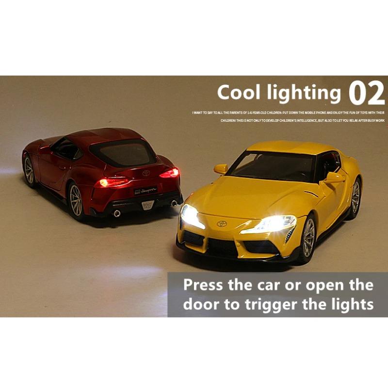 1/32 Toyota GR Supercar Toy Alloy Car Diecasts & Toy Vehicles Car Model Miniature Scale Model Toys for Children