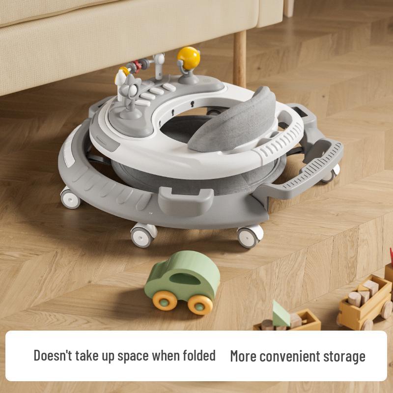 Verstellbarer Lauflernwagen und Hochstuhl für Alter 6 Monate bis 3 Jahre - Kippschutz und Beinstellungs-Präventionsmerkmale