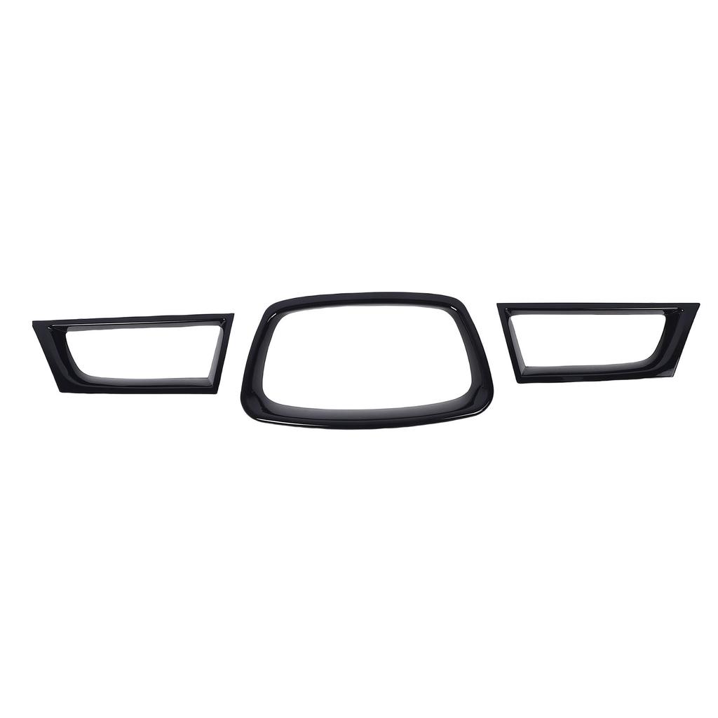 3 PCS Front Grille Overlay Cover Decorative Front Grille Surround Trim Replacement for       9th Generation 2006-2007