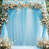 10/5/3/2/1M Wedding Tulle Backdrop Curtains,Sheer Backdrop Curtains,Birthday Party Baby Shower,Photography Backdrop Decoration