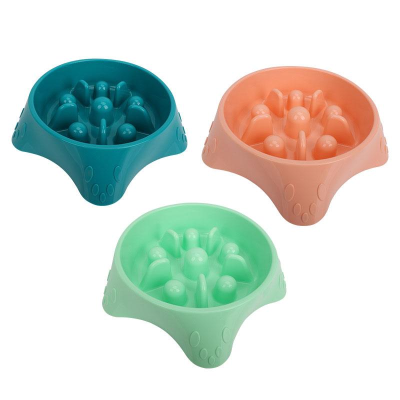 Dog Bowl Slow Feeder Anti-Choking Pet Food Dish Non-Slip Puzzle Eating Bowl For Dogs Puppy Prevent Bloat Healthy Feeding