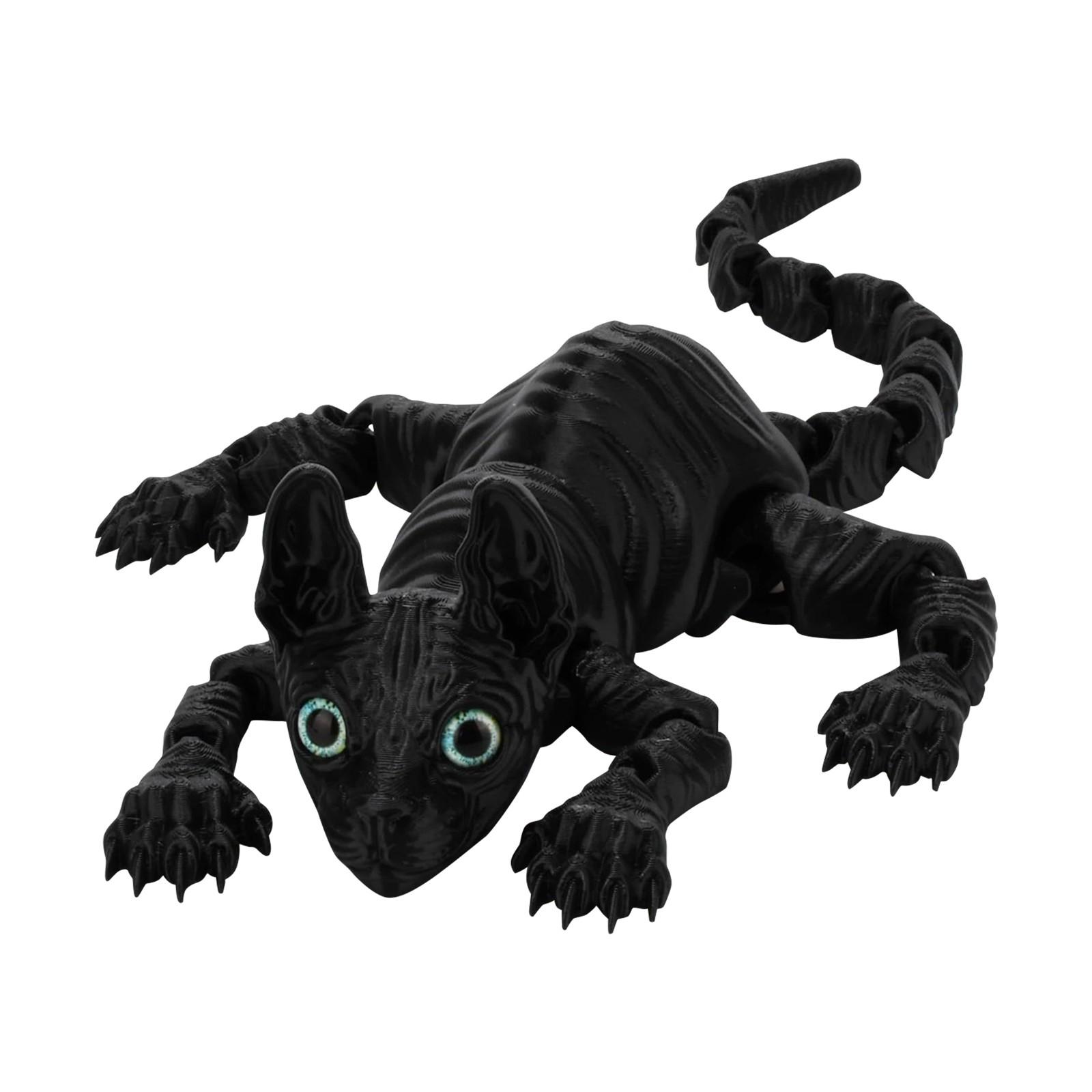 

3D-печатная модель безволосой кошки, игрушка-украшение в подарок