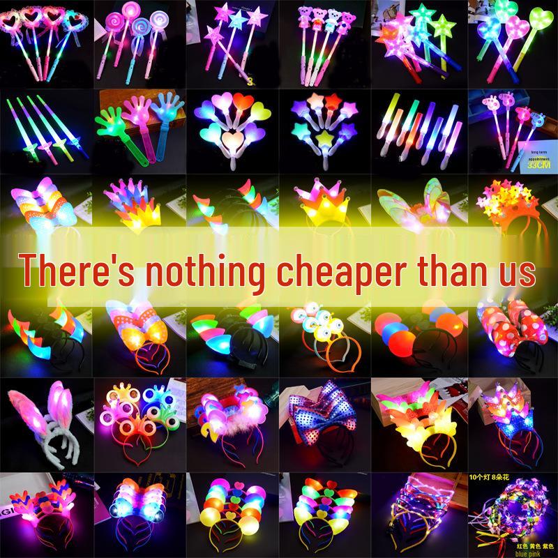 Magic Light-Up Concert Glow Sticks: Fairy Flashing Star Props