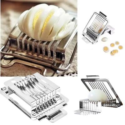 Heavy Duty Metal Fruit Cutter Manual Cutting Sectioner Cutter Mold Boiled Egg Slicer  Kitchen