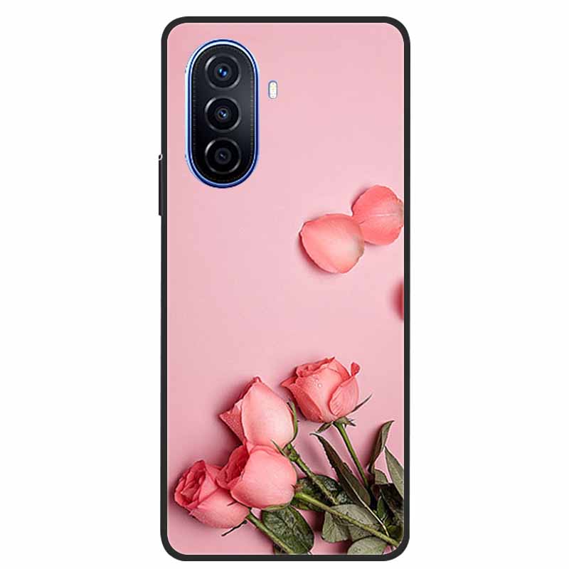 For Huawei Nova Y70 Plus Case Wolf Black Silicone Soft Phone Case For Huawei Nova Y70 Back Cover Case NovaY70 Y 70 Funda Coque