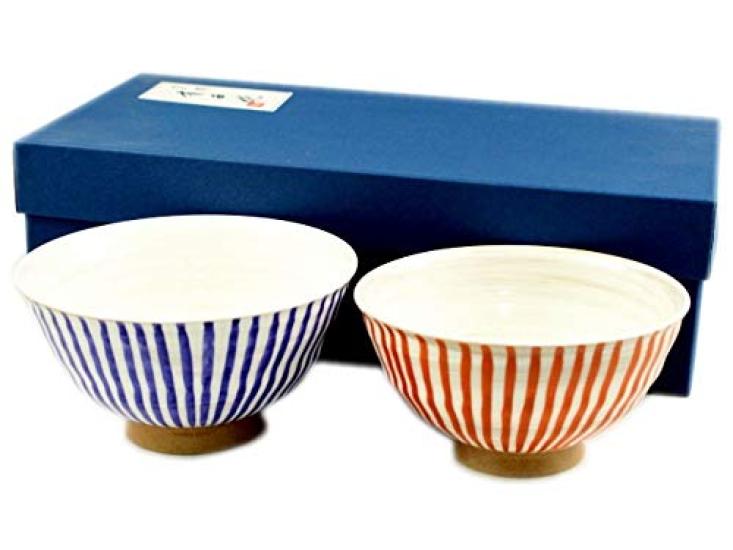 Arita Hasami Kiho Kohiki Nishiki Tokusa pair of tea bowls and tea ware, Kiln, pattern, (husband wife's bowls)