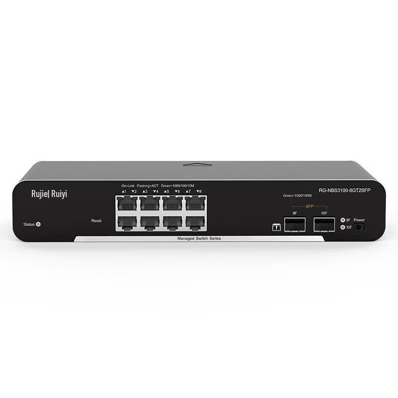 Ruijie RG-NBS3100-8GT2SFP 8-Port Gigabit Layer 2 Managed Switch