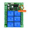 315Mhz 433Mhz RF Remote Control Wireless Switch DC 12V-36V 6CH 6 Way Relay Receiver and 6CH Transmitter for Door Lock