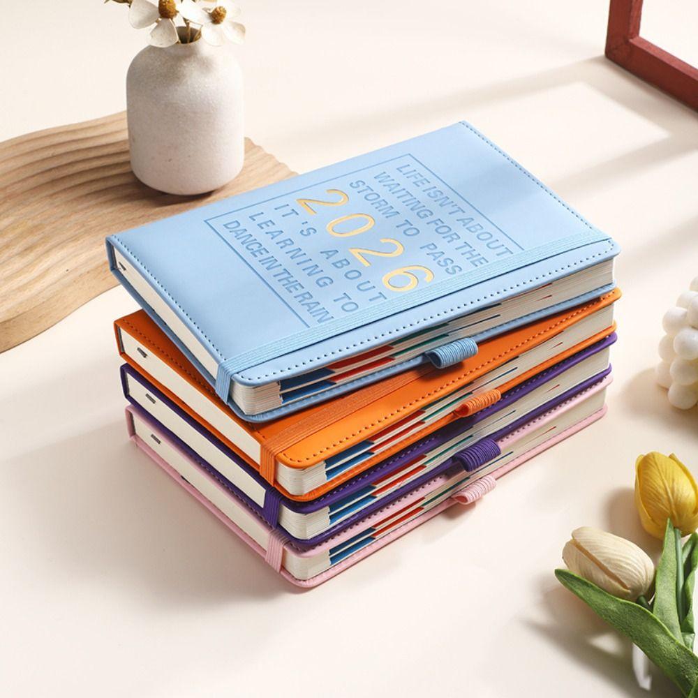 12 Months A5 Agenda Planning Notebook English To-do List Notebook  School